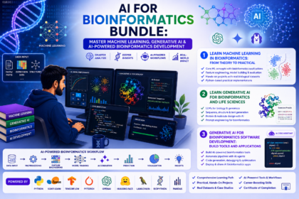 AI for Bioinformatics bundle covering machine learning, generative AI, and AI-powered bioinformatics development