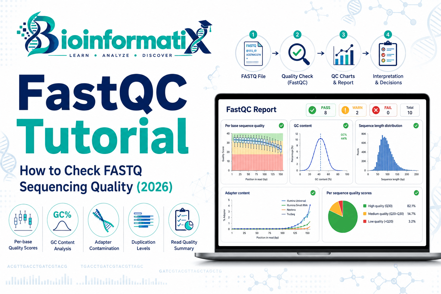 FastQC Tutorial: How to Check FASTQ Sequencing Quality (2026)